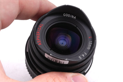 Cosina 15mm f4.5 L MC Aspherical