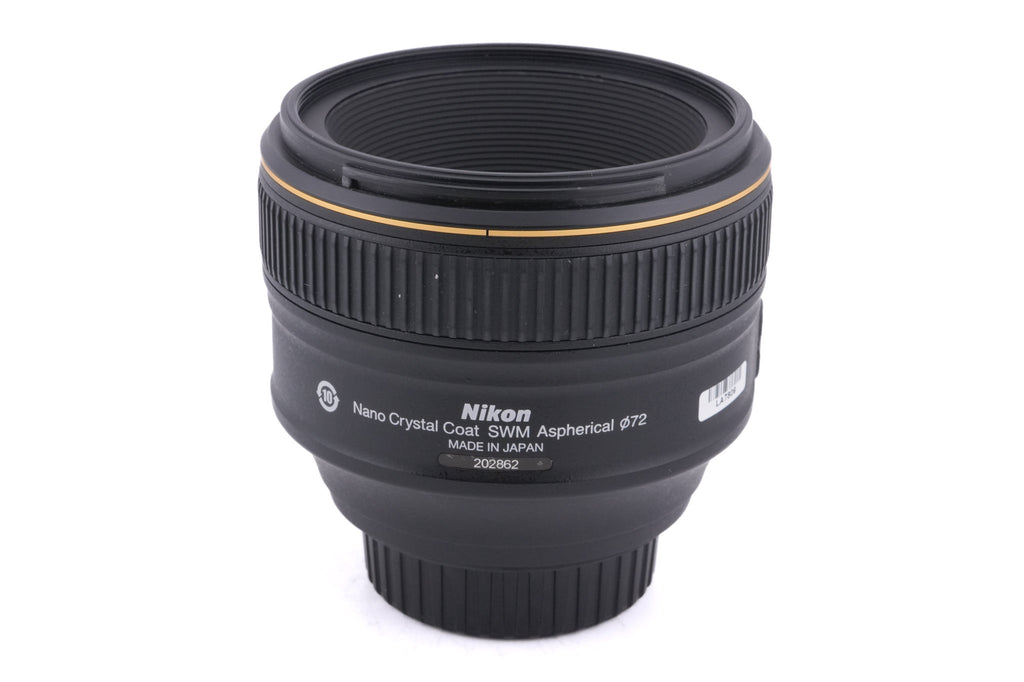 Nikon 58mm f1.4 AF-S Nikkor G N