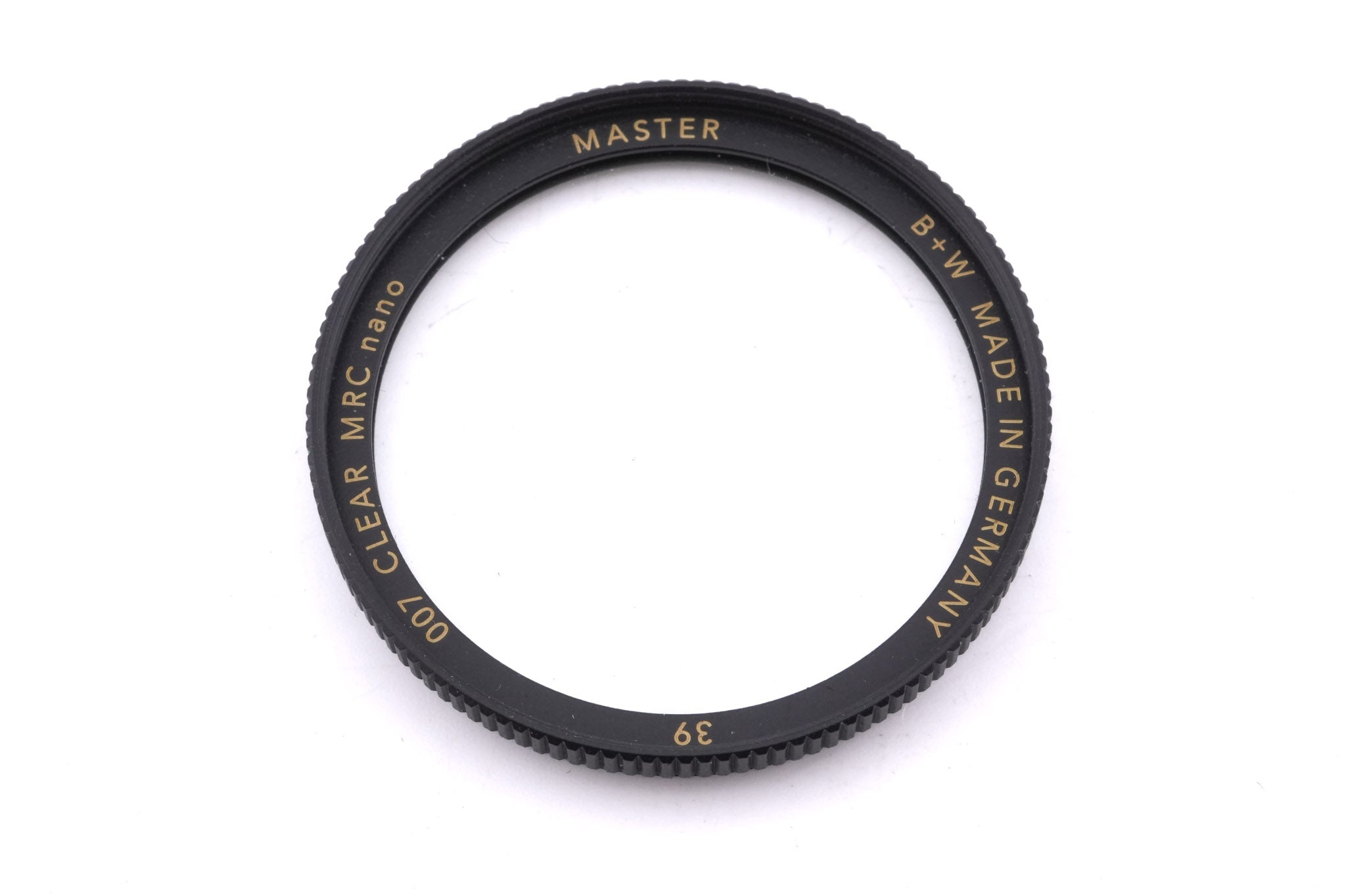 B+W 39mm Clear Filter MRC Nano Master (007)