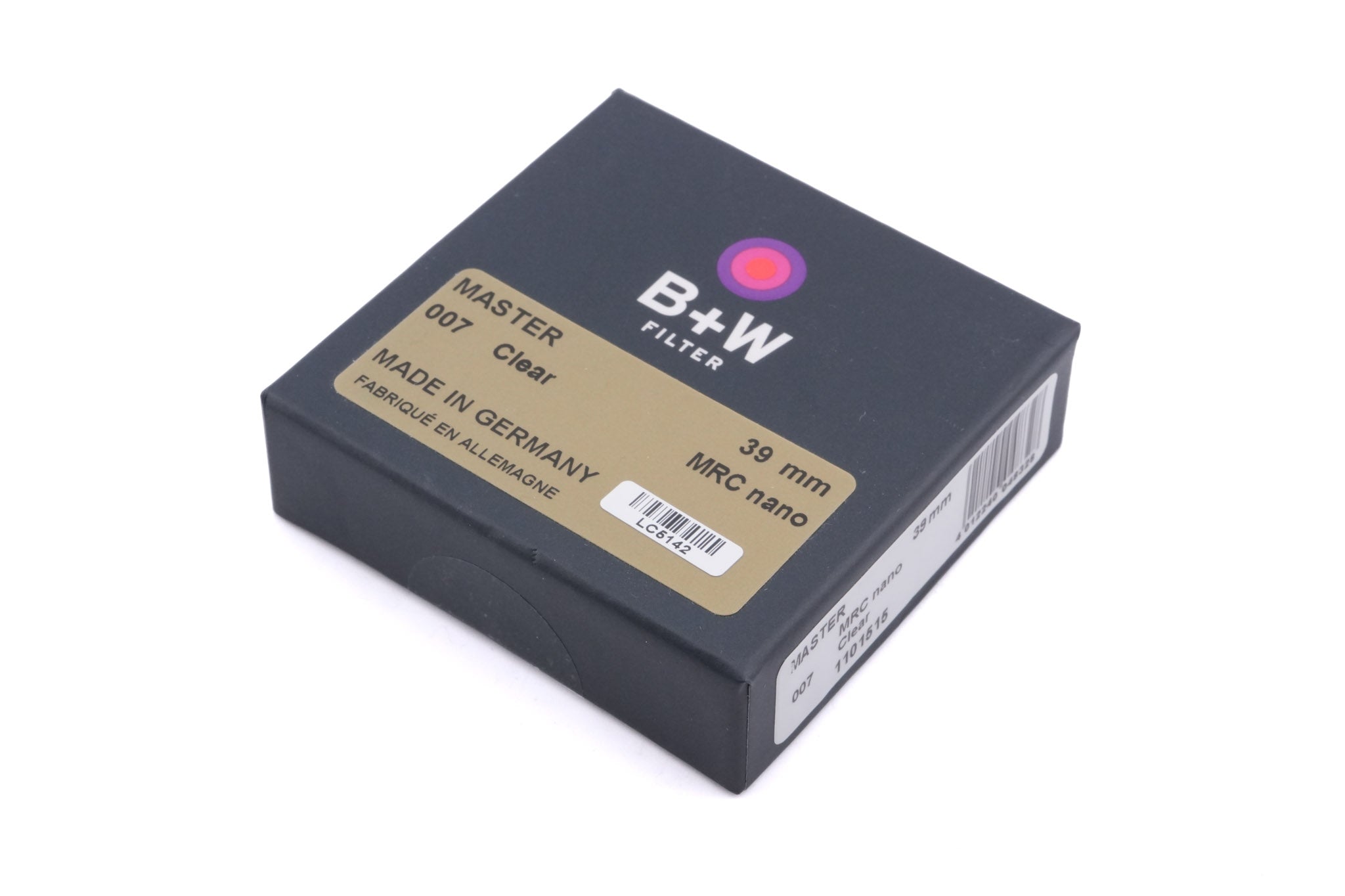 B+W 39mm Clear Filter MRC Nano Master (007)