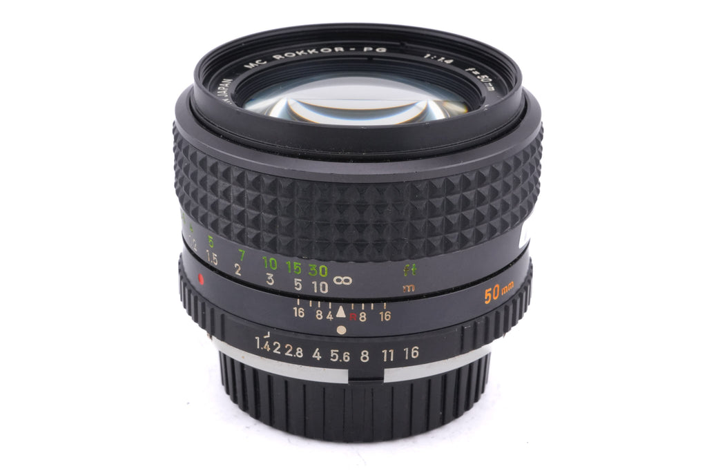 Minolta 50mm f1.4 MC Rokkor-PG
