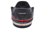 Samyang 7.5mm f3.5 UMC Fish-Eye