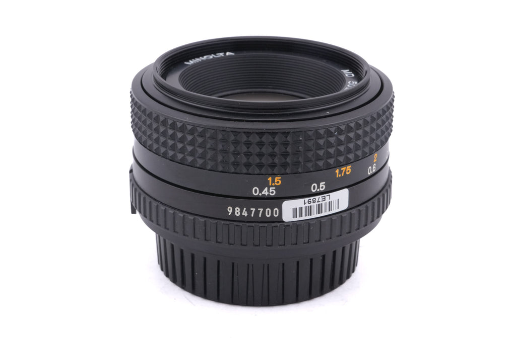 Minolta 50mm f1.7 MD