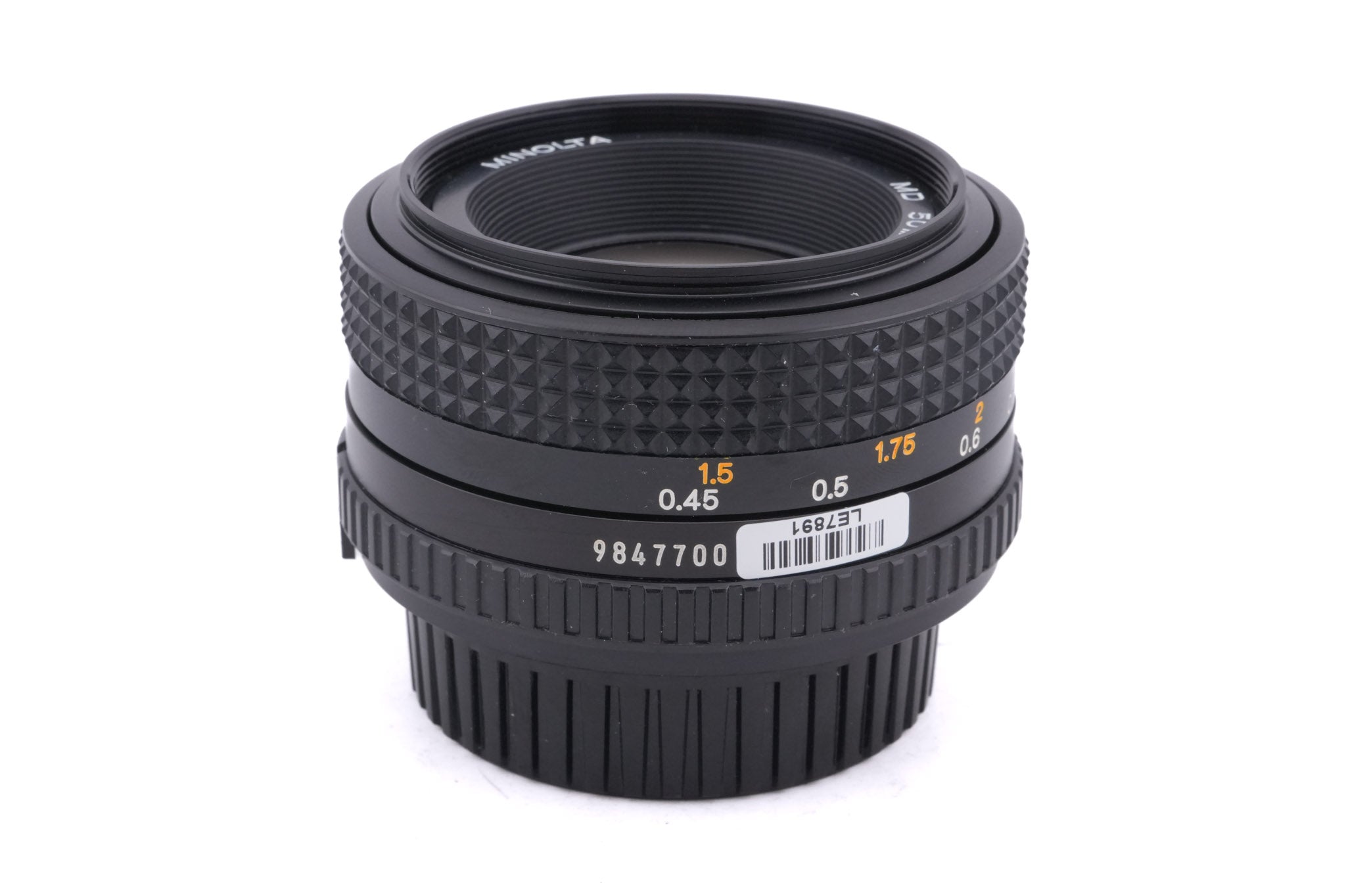 Minolta 50mm f1.7 MD