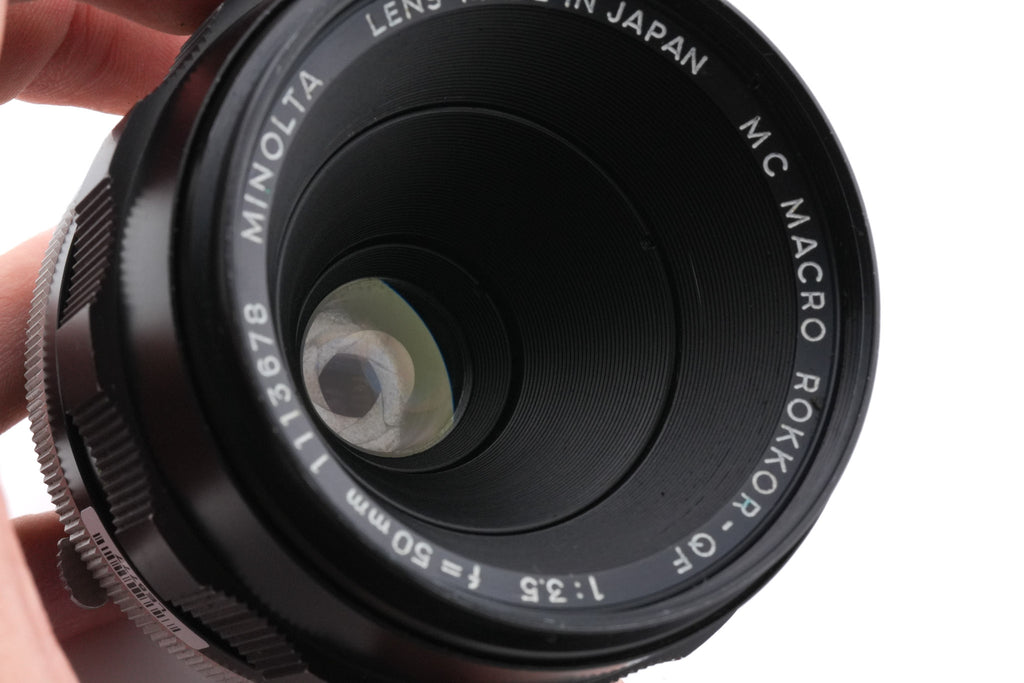 Minolta 50mm f3.5 MC Macro Rokkor-QF