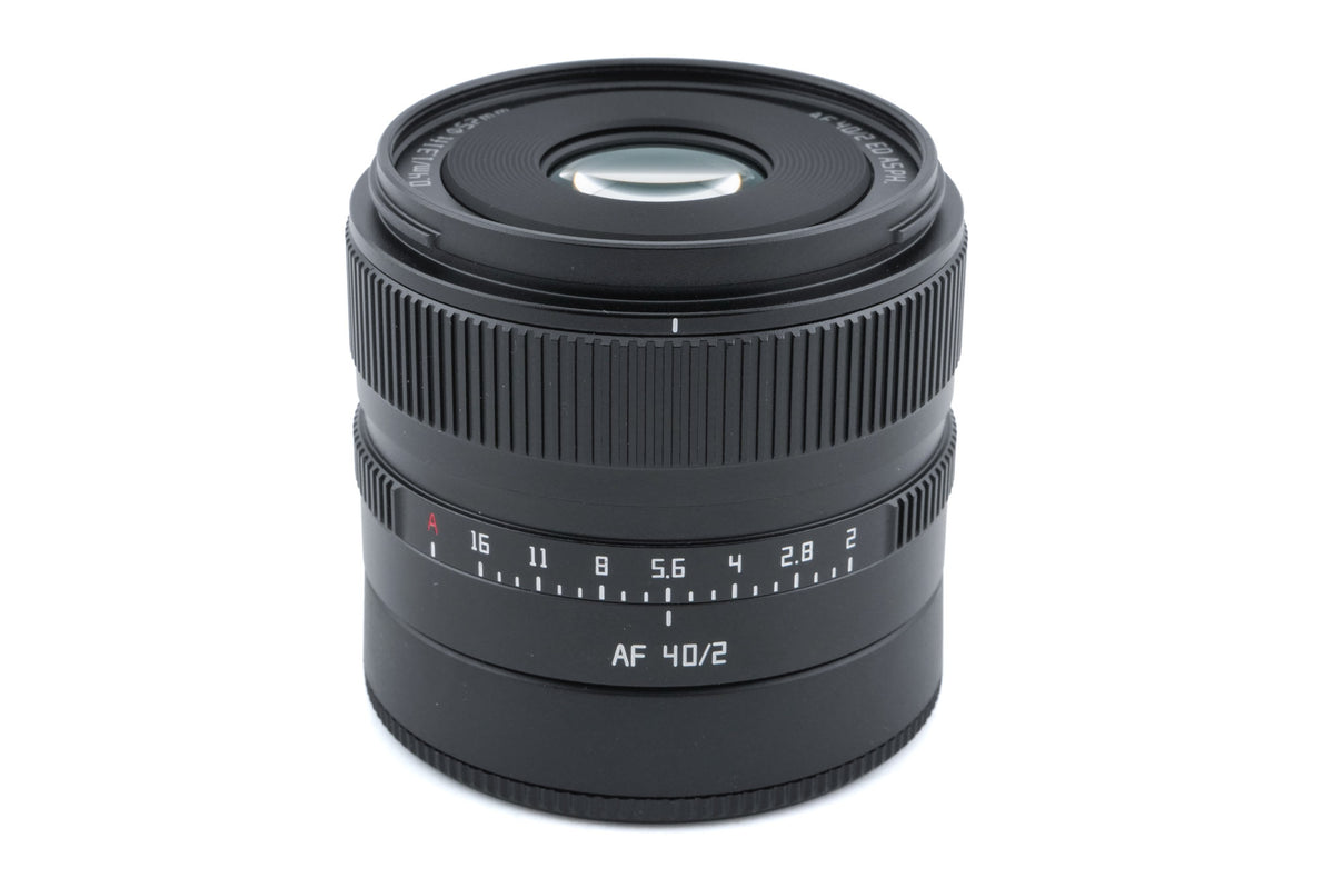 TTArtisan 40mm f2 ED ASPH.