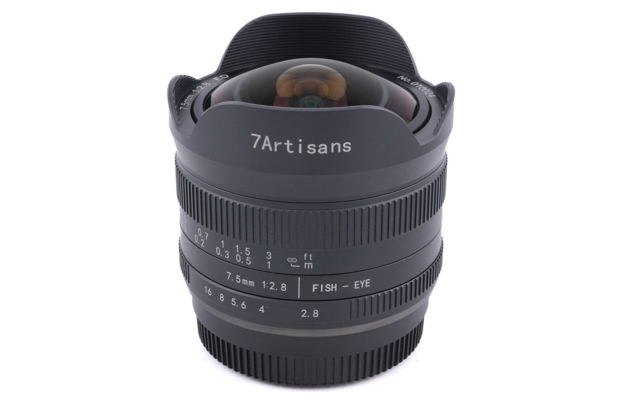 7Artisans 7.5mm f2.8 Fisheye ED