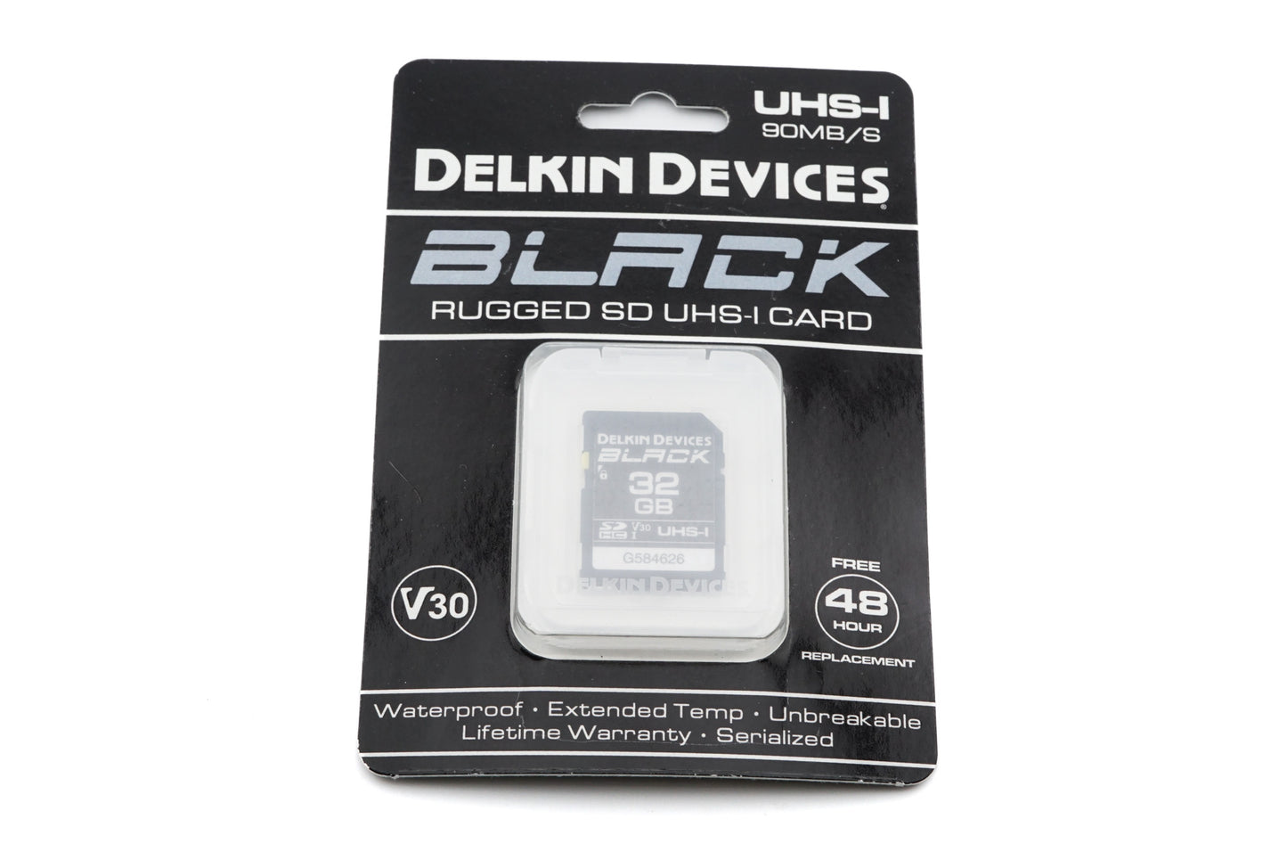 Delkin Devices 32 GB SDHC Card Black UHS-I (90 MB/S) - Accessory