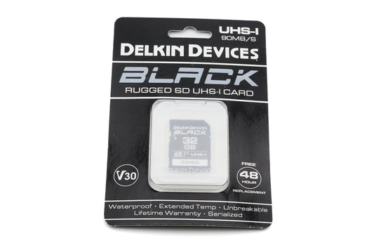 Delkin Devices 32 GB SDHC Card Black UHS-I (90 MB/S) - Accessory