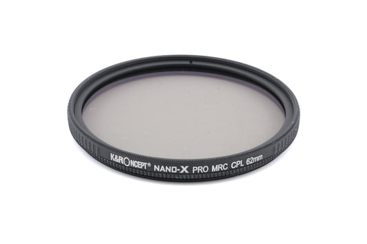 K&F Concept 62mm Circular Polarizing Filter Nano-X MRC CPL - Accessory