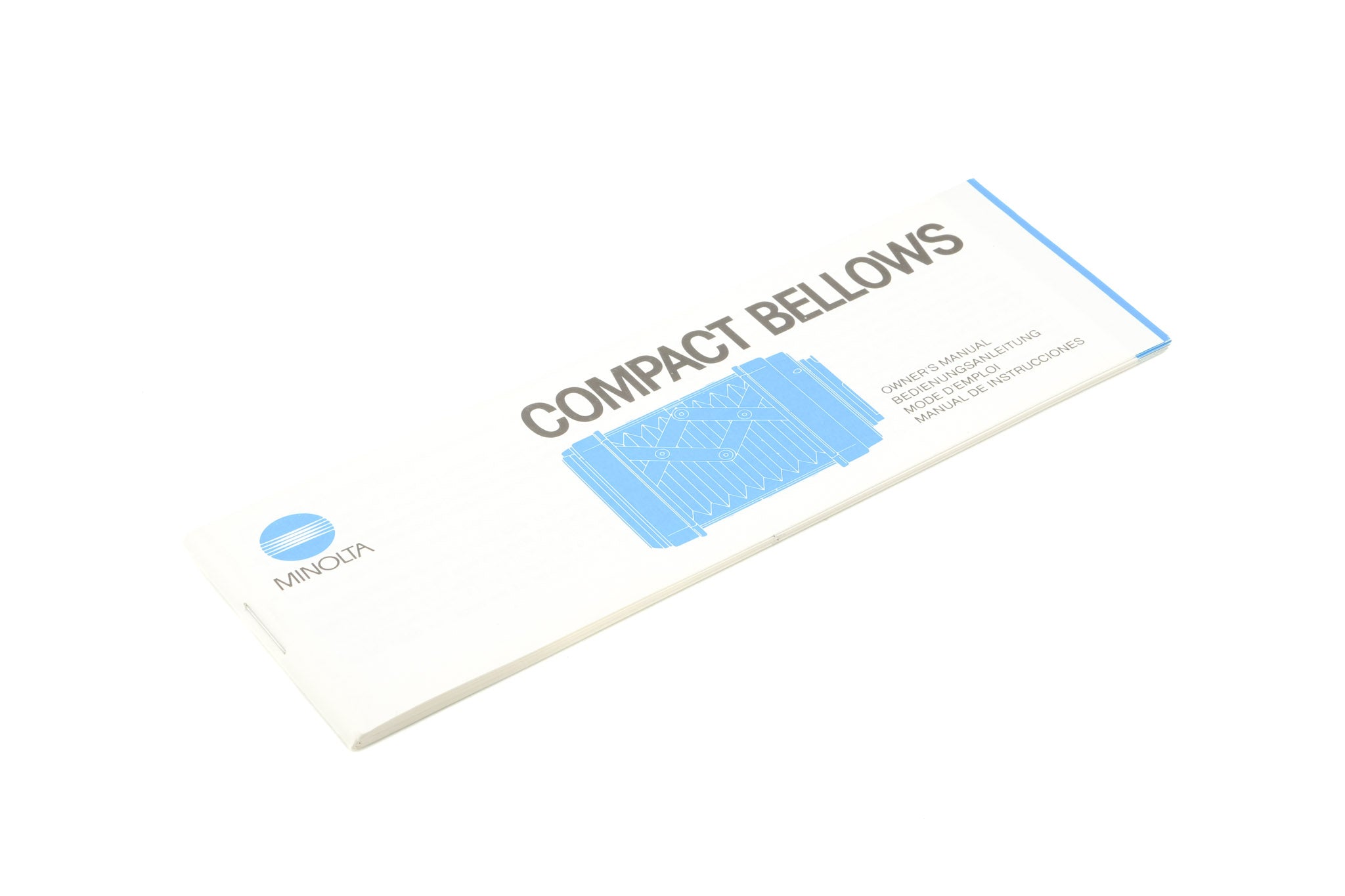 Minolta Compact Bellows Instructions - Accessory