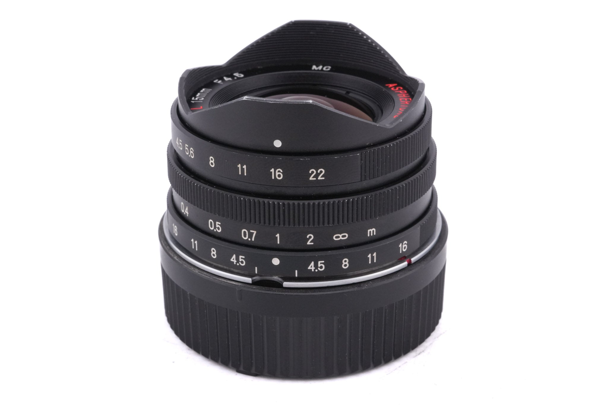 Cosina 15mm f4.5 L MC Aspherical - Lens