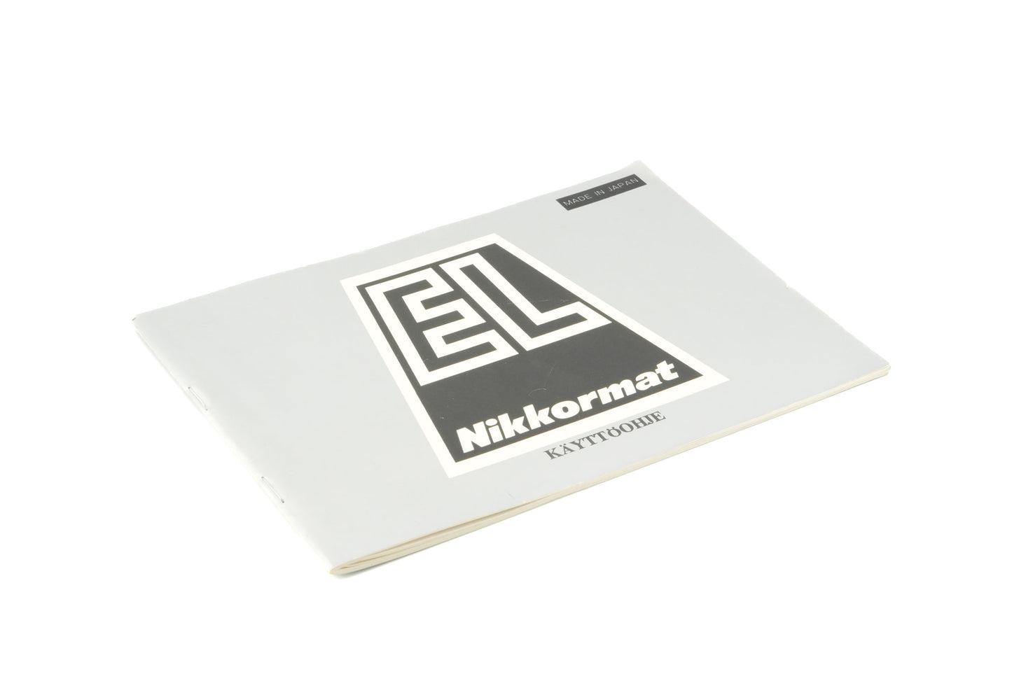 Nikon Nikkormat EL Instructions