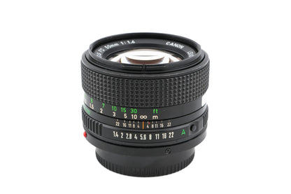 Canon 50mm f1.4 FDn