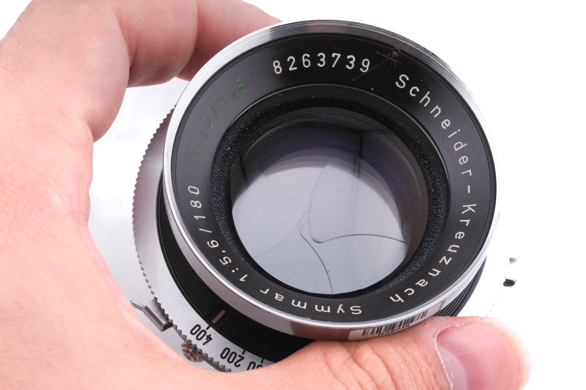 Schneider-Kreuznach 180mm f5.6 Symmar (Shutter)