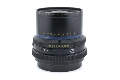 Mamiya 50mm f4.5 Sekor Z W