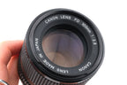 Canon 100mm f2.8 FDn