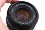 Canon 50mm f1.8 FDn