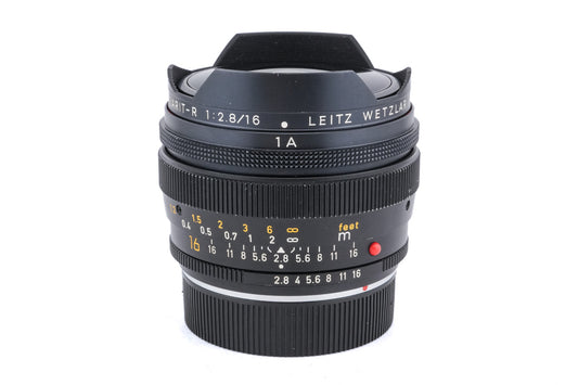 Leica 16mm f2.8 Fisheye-Elmarit-R (3-Cam) (11222)