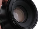 Canon 50mm f1.8 II