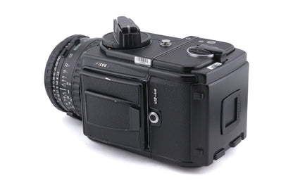 Hasselblad 503CX (10026 / 10172) + 80mm f2.8 Planar T* CB + A12 Film Magazine (Black, 30147) + Waist Level Finder (New / Black, 42323) + Acute Matte Focusing Screen (42165)