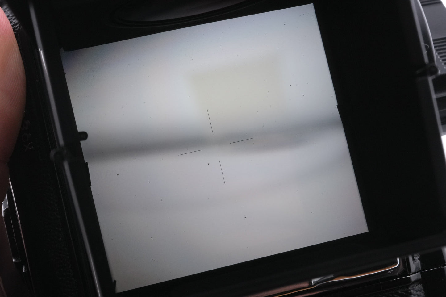 Hasselblad 503CX (10026 / 10172) + 80mm f2.8 Planar T* CB + A12 Film Magazine (Black, 30147) + Waist Level Finder (New / Black, 42323) + Acute Matte Focusing Screen (42165)