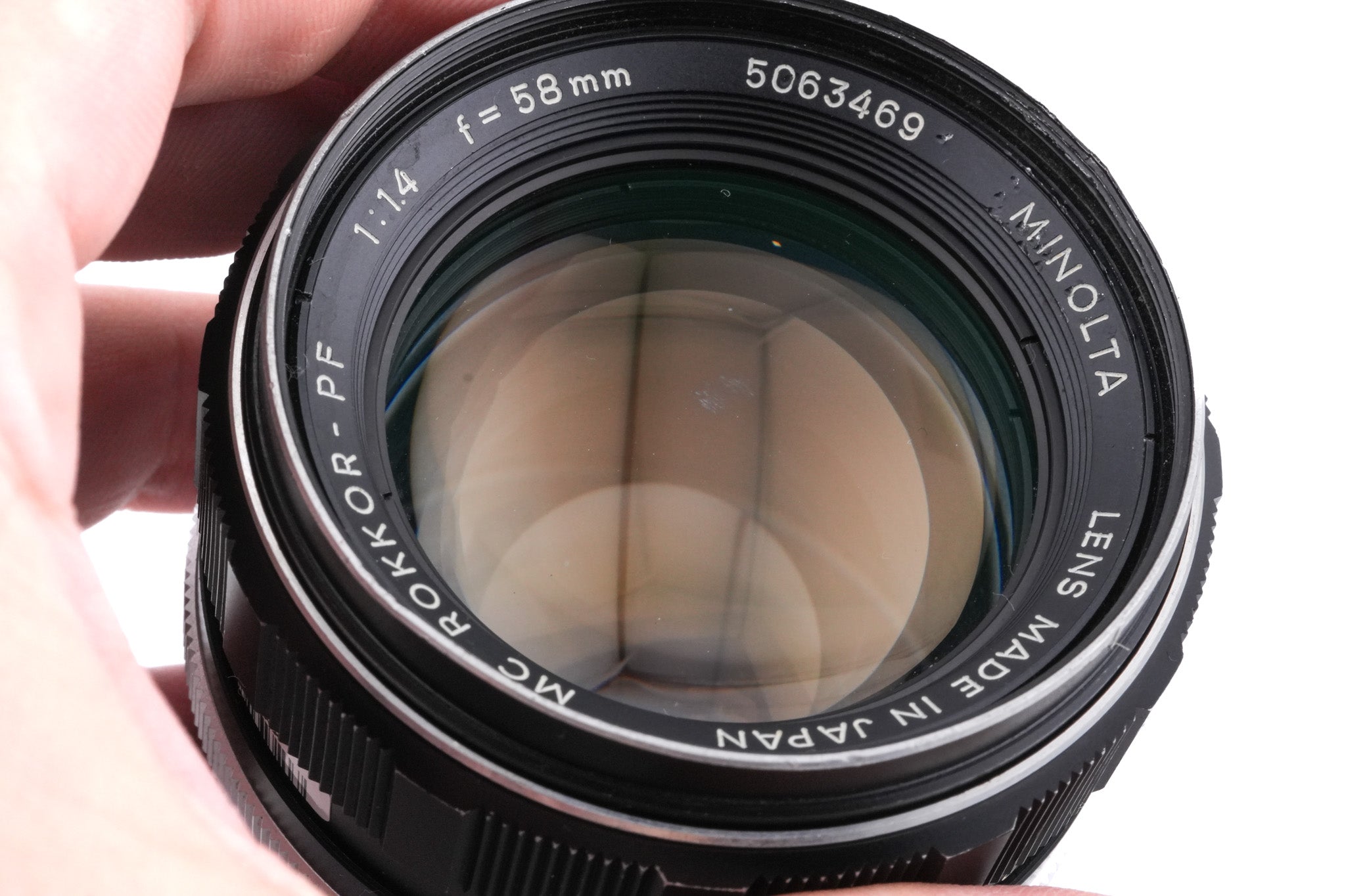 MINOLTA MC ROKKOR-PF 58mm f1.4 ♯2790 Minolta 58mm f1.4 MC Rokkor-PF – Kamerastore
