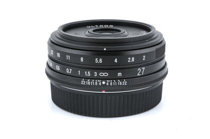 Voigtländer 27mm f2 Ultron