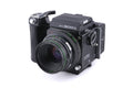 Zenza Bronica ETRS + 75mm f2.8 Zenzanon EII + Waist Level Finder + Speed Grip-E Winder + 120 Film Back