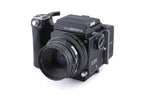 Zenza Bronica ETRS + 75mm f2.8 Zenzanon EII + Waist Level Finder + Speed Grip-E Winder + 120 Film Back