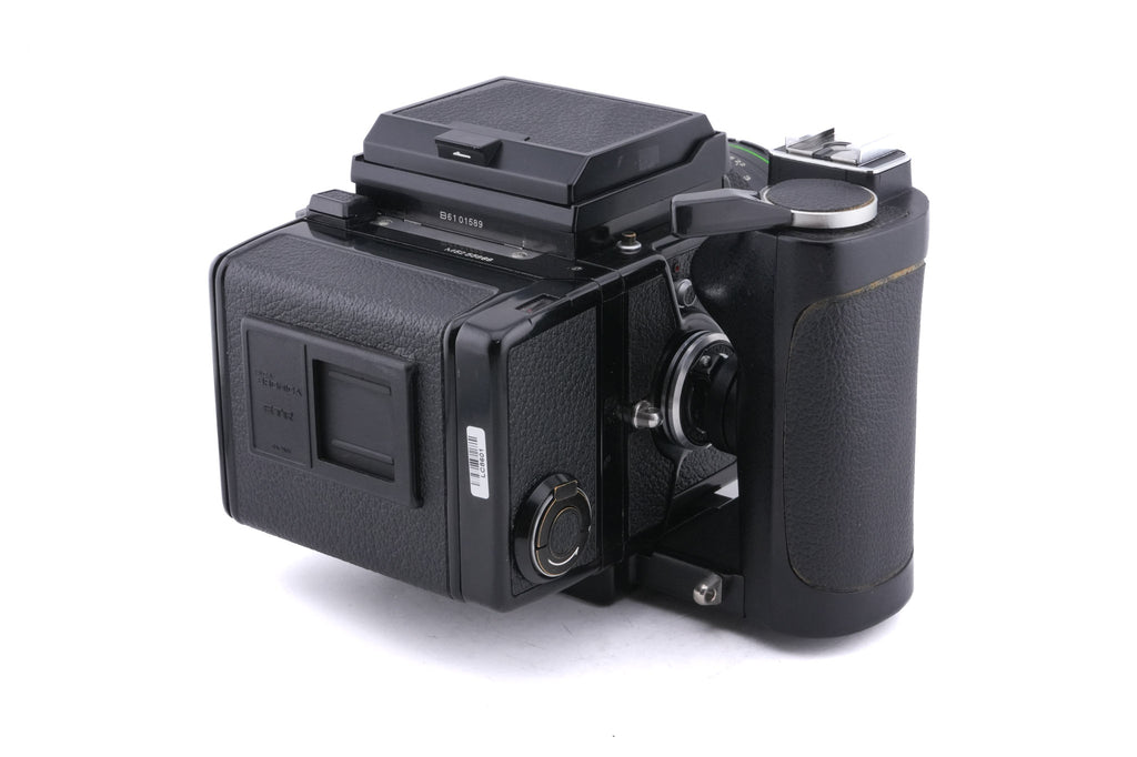 Zenza Bronica ETRS + 75mm f2.8 Zenzanon EII + Waist Level Finder + Speed Grip-E Winder + 120 Film Back