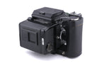 Zenza Bronica ETRS + 75mm f2.8 Zenzanon EII + Waist Level Finder + Speed Grip-E Winder + 120 Film Back