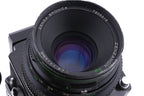 Zenza Bronica ETRS + 75mm f2.8 Zenzanon EII + Waist Level Finder + Speed Grip-E Winder + 120 Film Back
