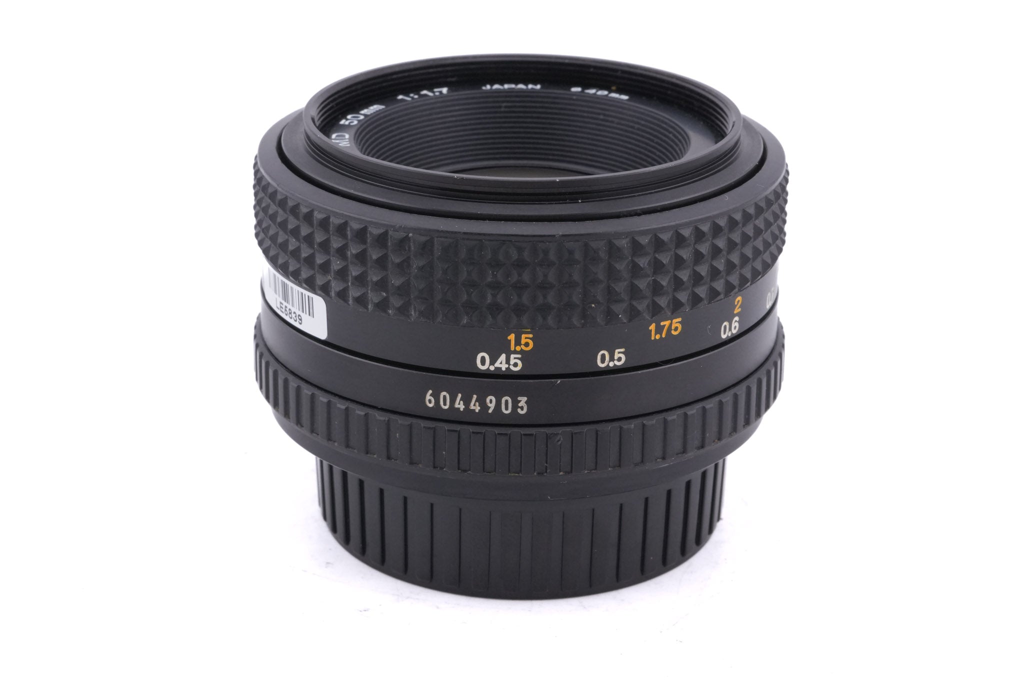 Minolta 50mm f1.7 MD