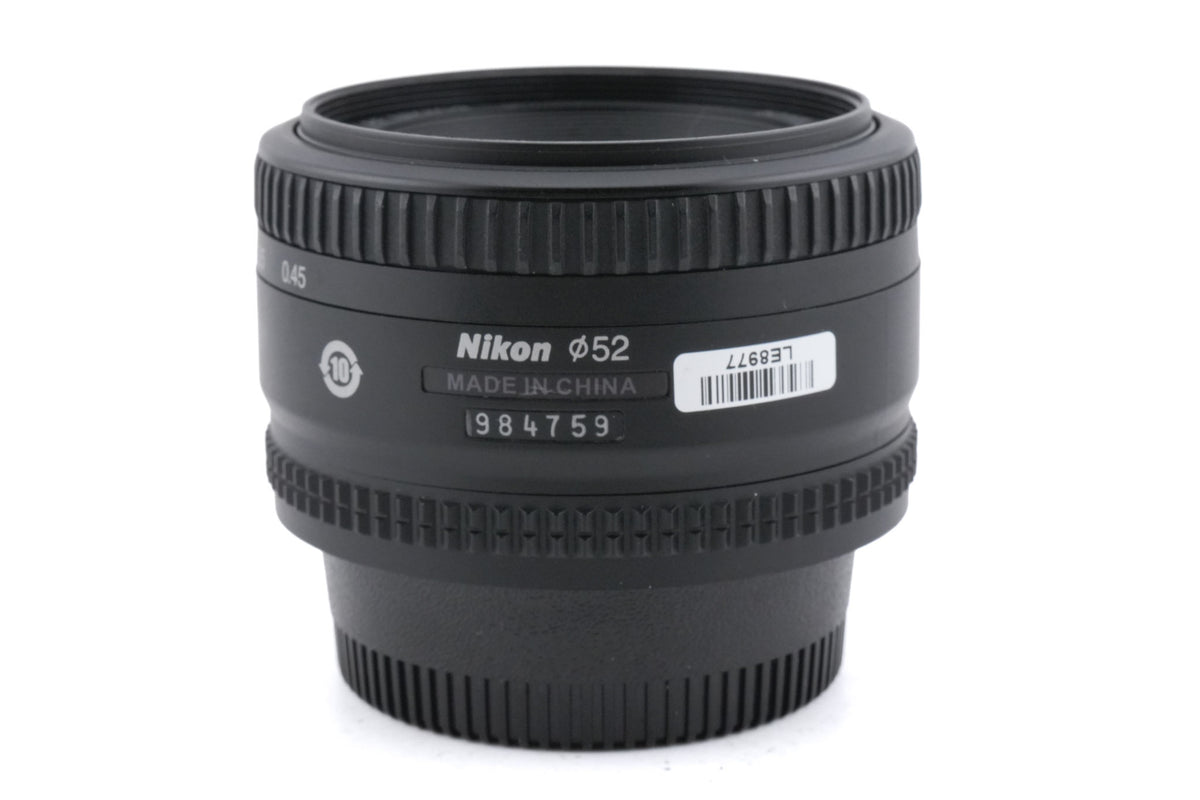 Nikon 50mm f1.8 AF Nikkor D