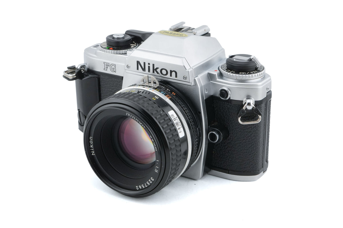 Nikon FG + 50mm f1.8 Nikkor AI-S (Long Nose)