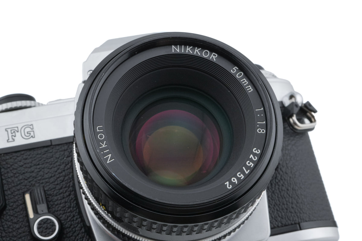 Nikon FG + 50mm f1.8 Nikkor AI-S (Long Nose)