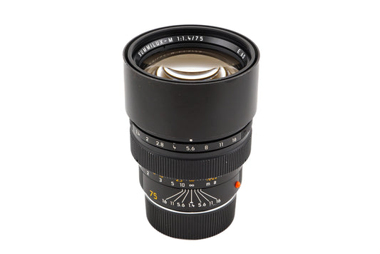 Leica 75mm f1.4 Summilux-M (Type III) (11810) - Lens