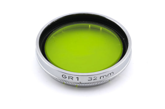 Voigtländer 32mm Push-On Green Filter GR1 - Accessory