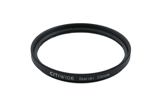 Citiwide 58mm Star 8 Filter - Accessory