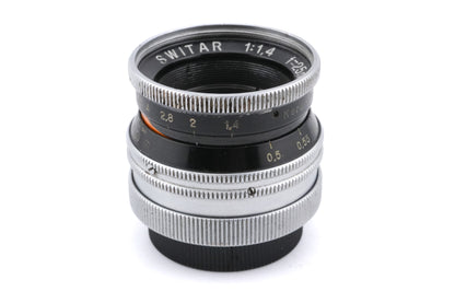 Kern-Paillard 25mm f1.4 Switar H16 RX