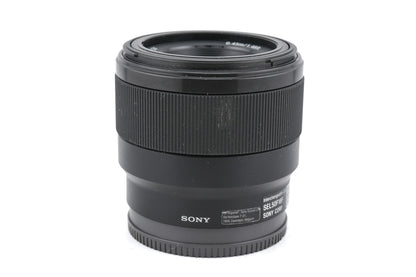 Sony 50mm f1.8 FE