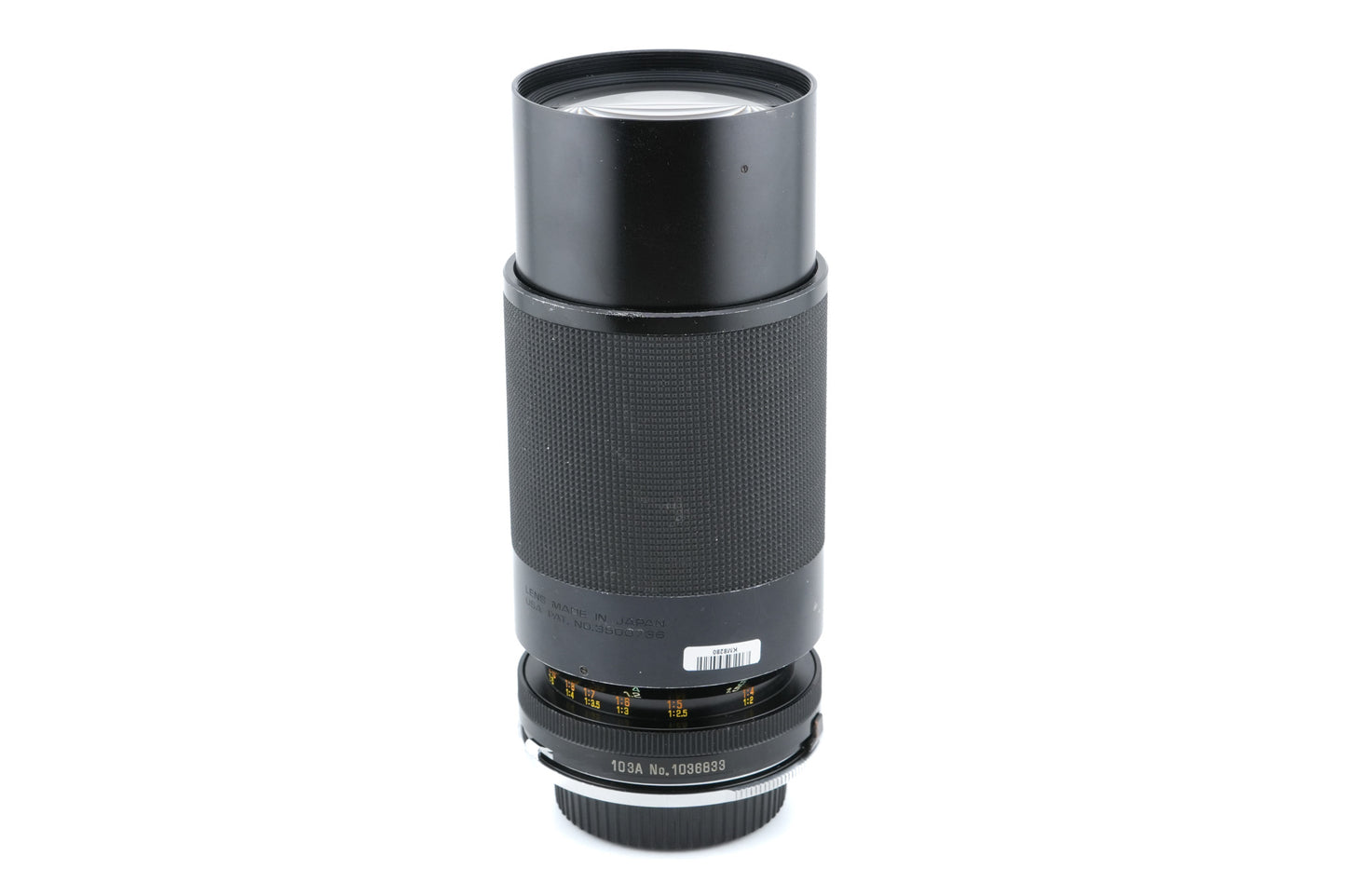 Tamron 80-210mm f3.8-4 CF Tele Macro BBAR MC (103A) + Adaptall - Nikon AI Adapter