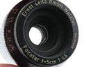 Leica 50mm f4.5 Focotar