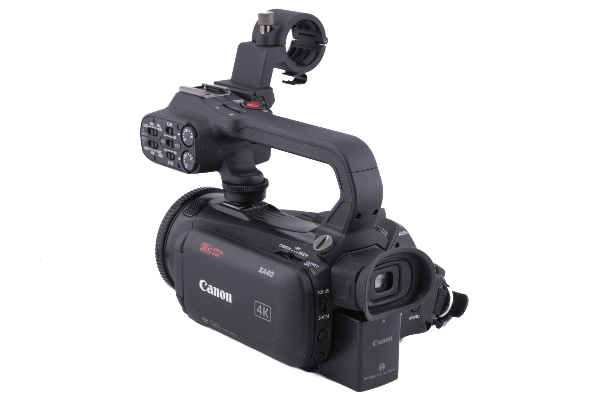 Canon XA40 + HDU-1 Handle Unit