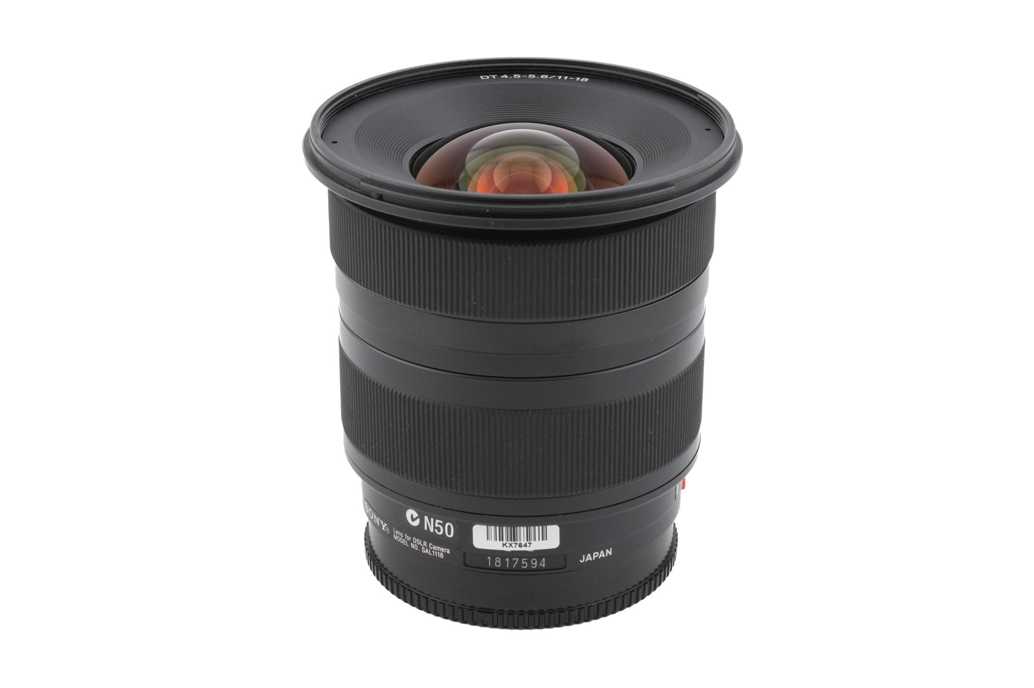 Sony 11-18mm f4.5-5.6 DT (SAL1118)