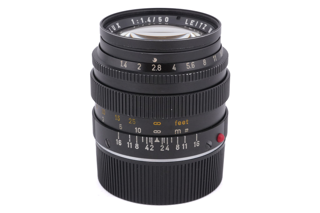 Leica 50mm f1.4 Summilux (Type II v2) (Black, 11114)