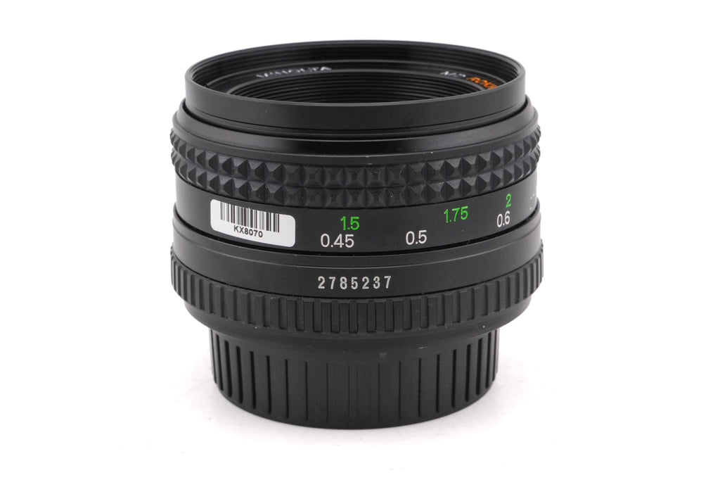 Minolta 50mm f1.7 MD Rokkor-X