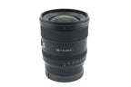 Sony 20mm f1.8 G (SEL20F18G)