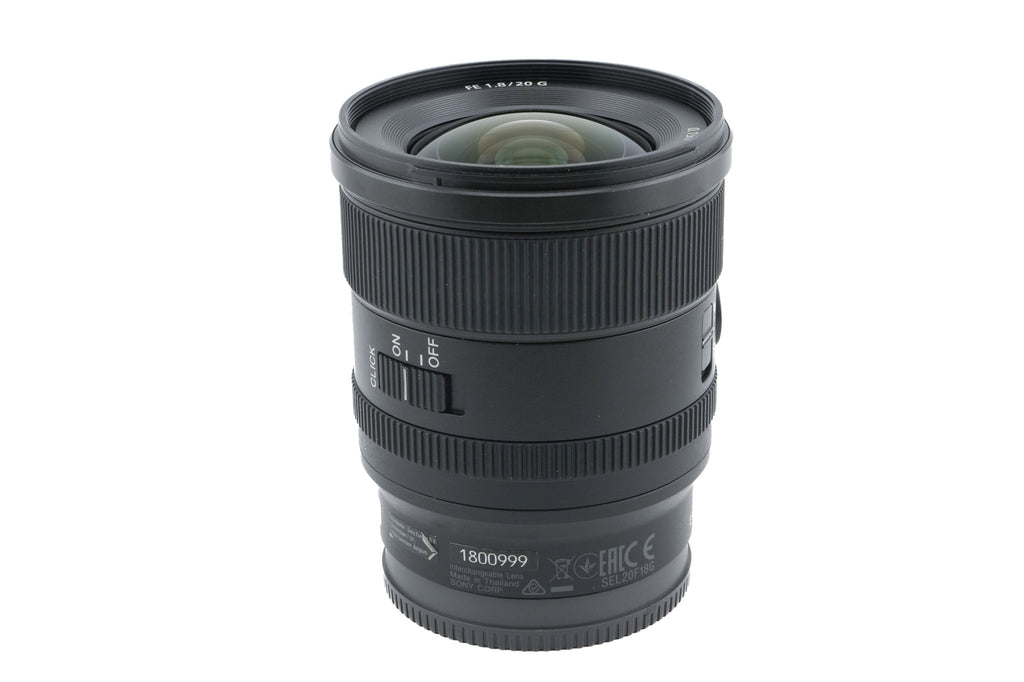 Sony 20mm f1.8 G (SEL20F18G)